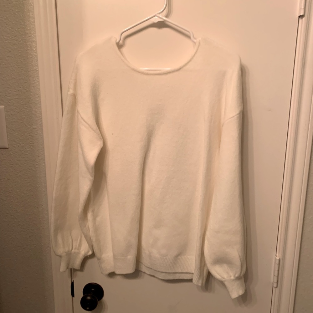 Andree by unit cream bow sweater